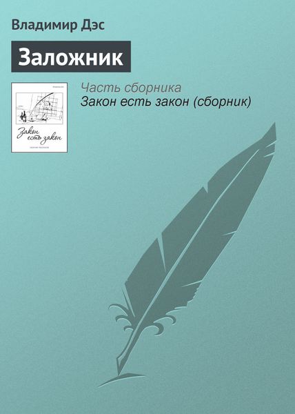 Обложка книги  «Заложник»