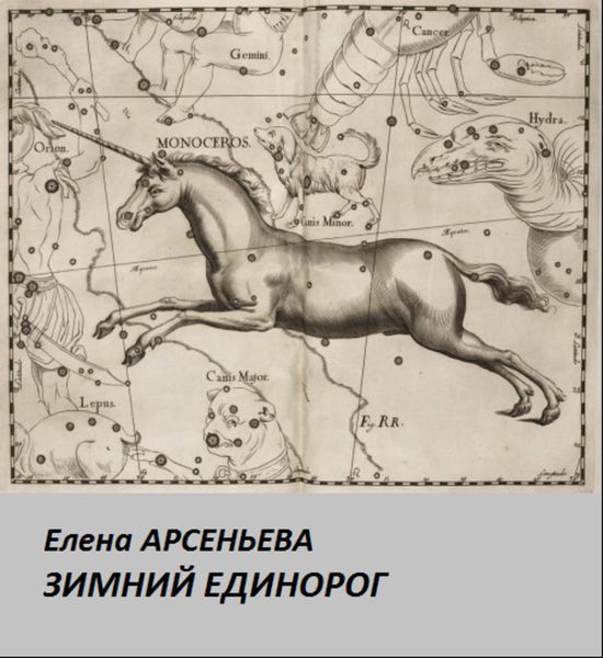 Обложка книги  «Зимний единорог»