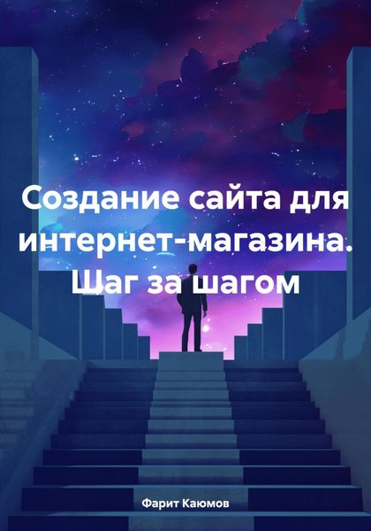 Обложка книги  «Создание сайта для интернет-магазина. Шаг за шагом»