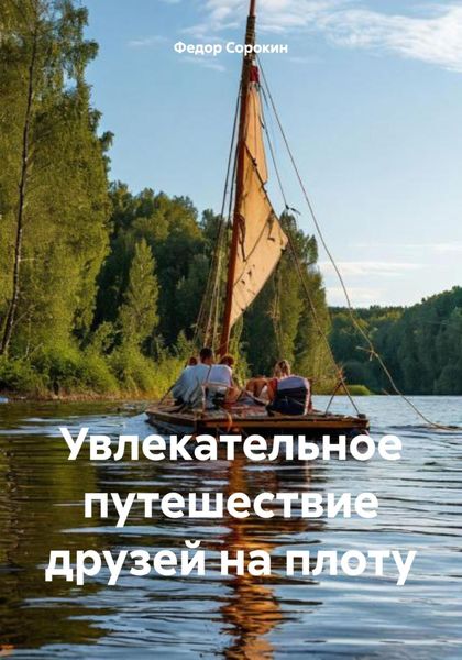 Обложка книги «Увлекательное путешествие друзей на плоту»