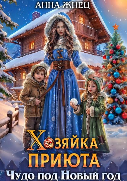 Обложка книги  «Хозяйка приюта. Чудо под Новый год»