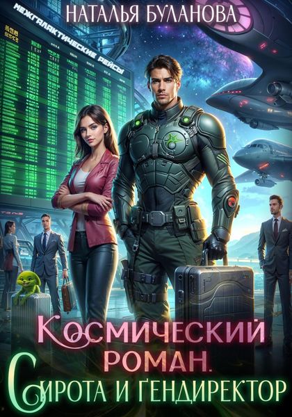 Обложка книги  «Космический роман. Сирота и гендиректор»