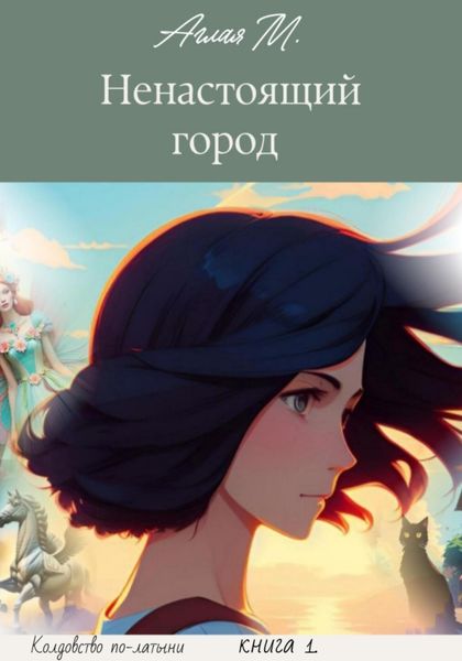 Обложка книги  «Ненастоящий город»