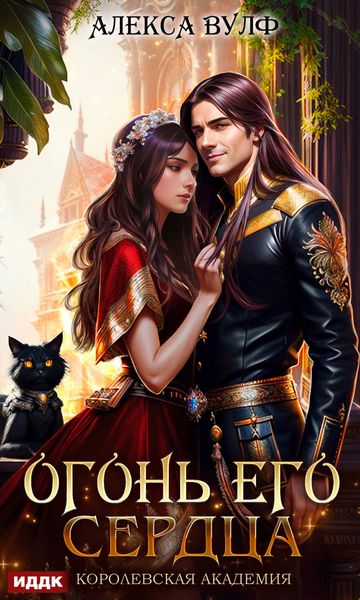 Обложка книги  «Огонь его сердца. Королевская Академия»