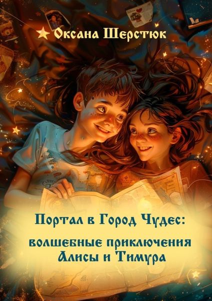 Обложка книги  «Портал в Город Чудес: волшебные приключения Алисы и Тимура»