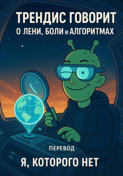 Обложка книги  «Трендис говорит. О лени, боли и алгоритмах»