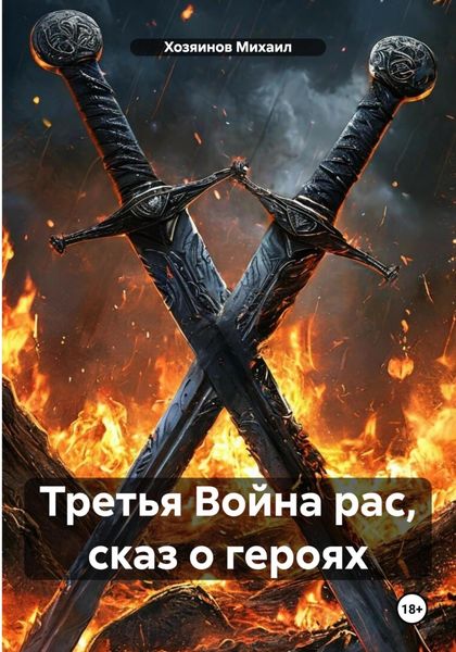 Обложка книги  «Третья Война рас, сказ о героях»