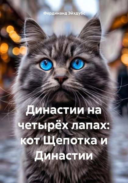 Обложка книги  «Династии на четырёх лапах: кот Щепотка и Династии»