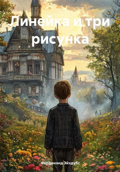 Обложка книги  «Линейка и три рисунка»