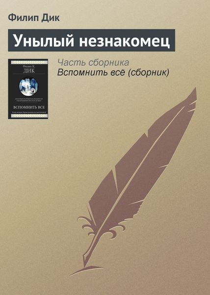 Обложка книги  «Унылый незнакомец»
