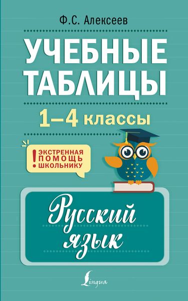 Обложка книги  «Учебные таблицы. Русский язык. 1-4 классы»