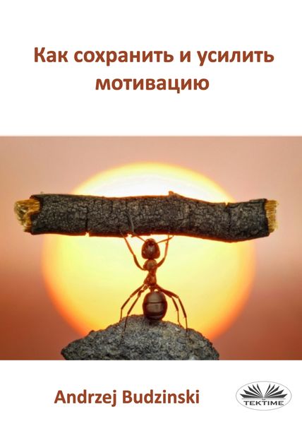 Обложка книги  «Как Сохранить И Усилить Мотивацию»