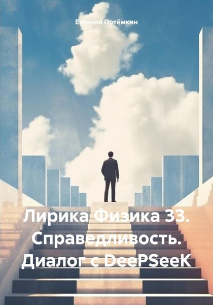 Обложка книги  «Лирика Физика 33. Справедливость. Диалог с DeePSeeK»