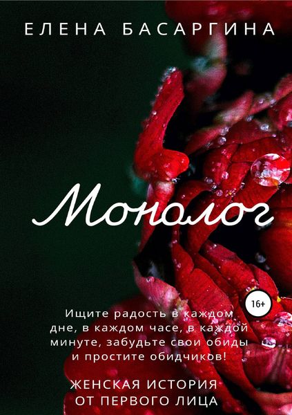 Обложка книги  «Монолог»