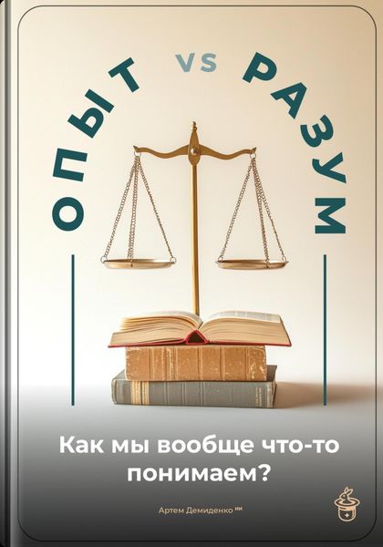 Обложка книги  «Опыт vs. Разум: Как мы вообще что-то понимаем?»