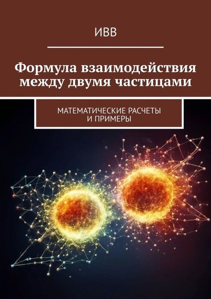 Обложка книги  «Формула взаимодействия между двумя частицами. Математические расчеты и примеры»
