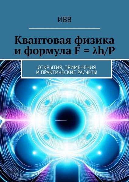 Обложка книги  «Квантовая физика и формула F = λh/P. Открытия, применения и практические расчеты»