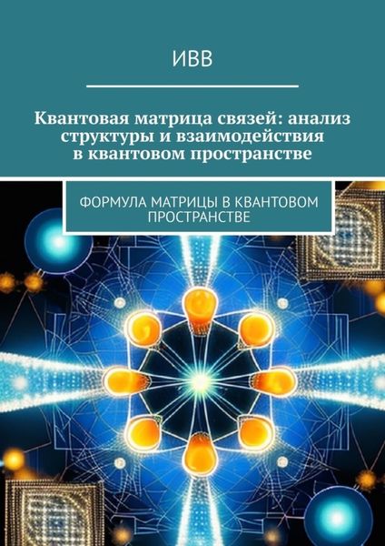 Обложка книги  «Квантовая матрица связей: анализ структуры и взаимодействия в квантовом пространстве. Формула матрицы в квантовом пространстве»