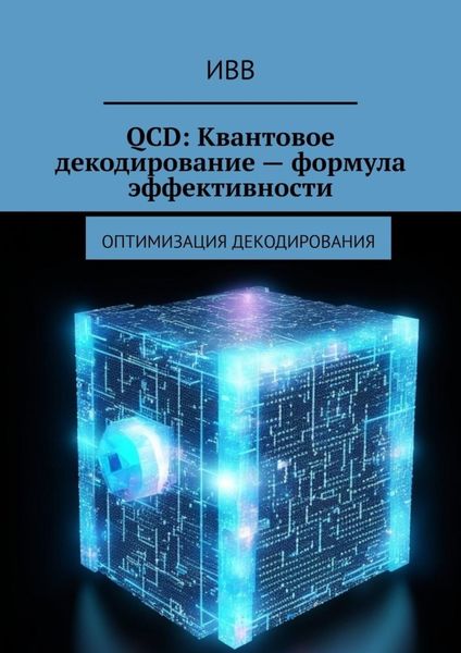Обложка книги  «QCD: Квантовое декодирование – формула эффективности. Оптимизация декодирования»