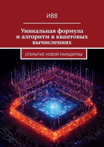 Обложка книги  «Уникальная формула и алгоритм в квантовых вычислениях. Открытие новой парадигмы»