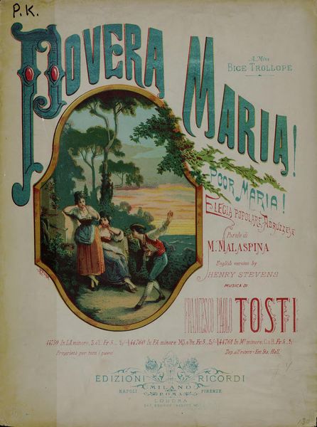 Обложка книги «Povera Maria!»