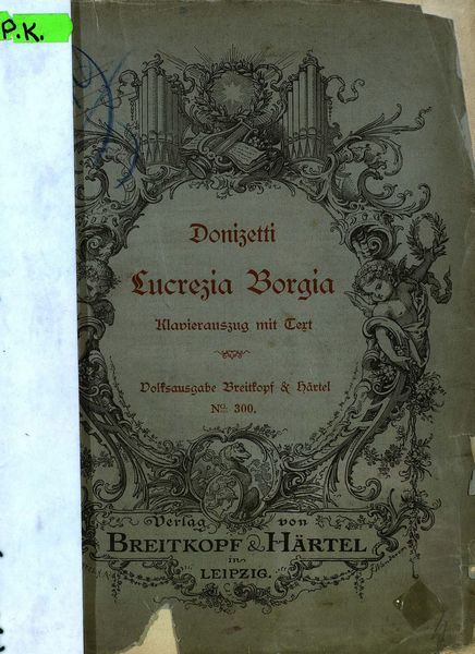 Обложка книги  «Lucrezio Borgia»