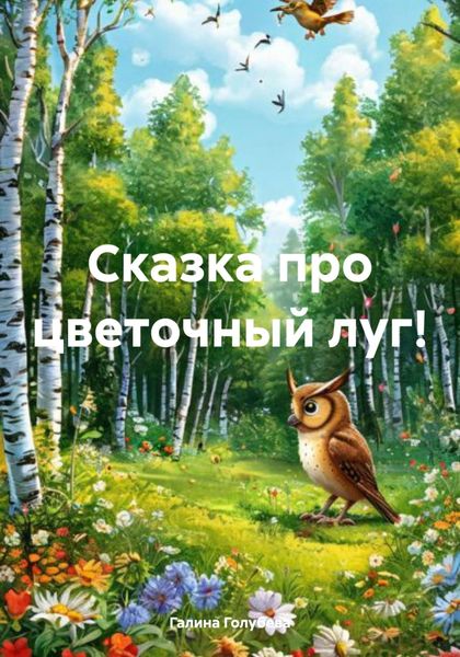 Обложка книги  «Сказка про цветочный луг!»