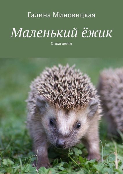 Обложка книги «Маленький ёжик. Стихи детям»