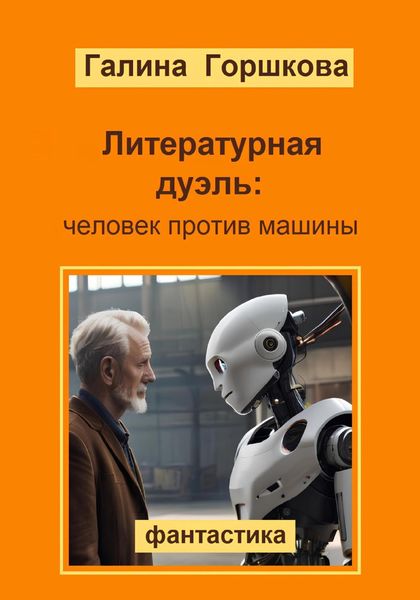Обложка книги «Литературная дуэль: человек против машины»