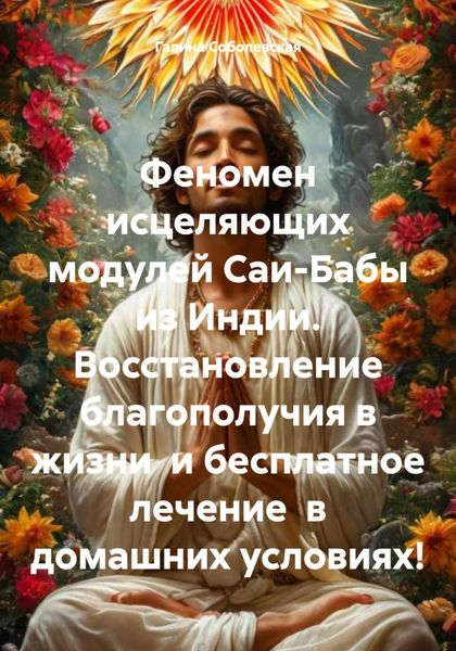 Обложка книги «Феномен исцеляющих модулей Саи-Бабы из Индии. Восстановление благополучия в жизни и бесплатное лечение в домашних условиях!»