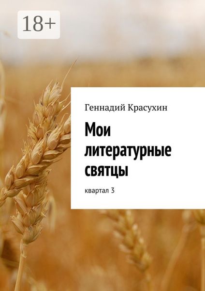 Обложка книги «Мои литературные святцы. квартал 3»