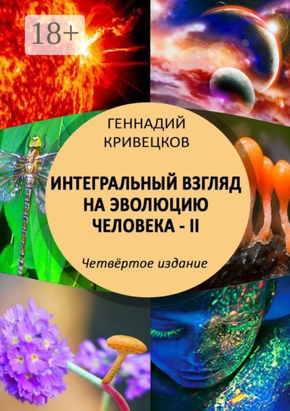 Обложка книги  «Интегральный взгляд на эволюцию человека – II. Четвёртое издание»