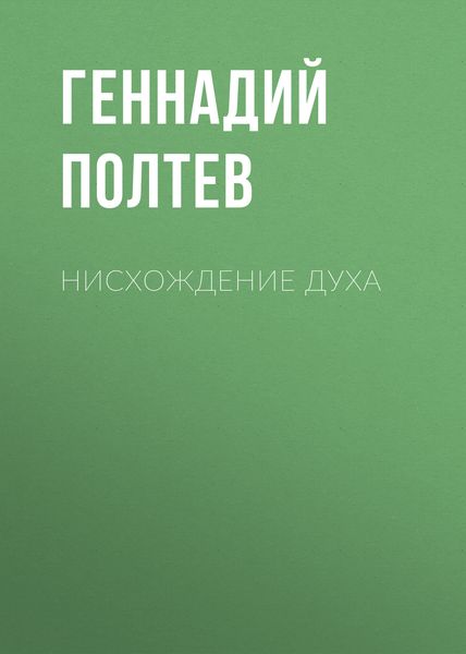 Обложка книги  «Нисхождение Духа»