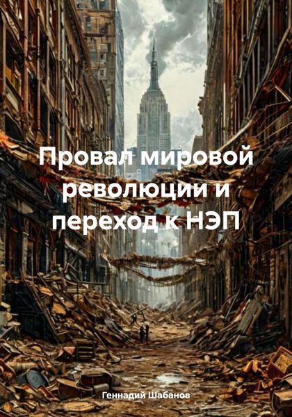 Обложка книги  «Провал мировой революции и переход к НЭП»