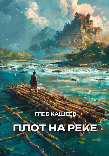 Обложка книги  «Плот на реке»
