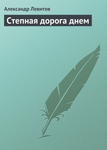 Обложка книги  «Степная дорога днем»