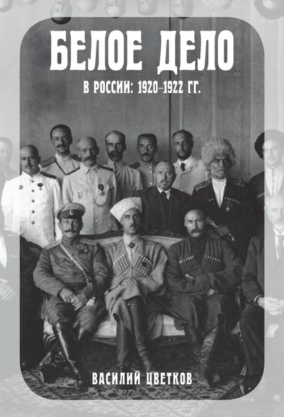 Обложка книги  «Белое дело в России. 1920–1922 гг.»