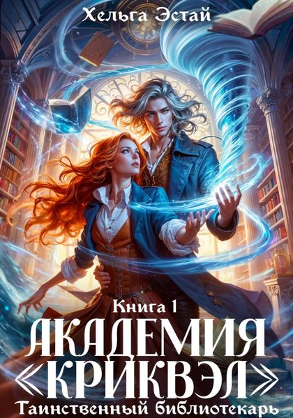 Обложка книги «Академия «Криквэл». Таинственный библиотекарь. Книга 1.»