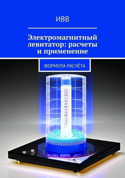Обложка книги  «Электромагнитный левитатор: расчеты и применение. Формула расчёта»