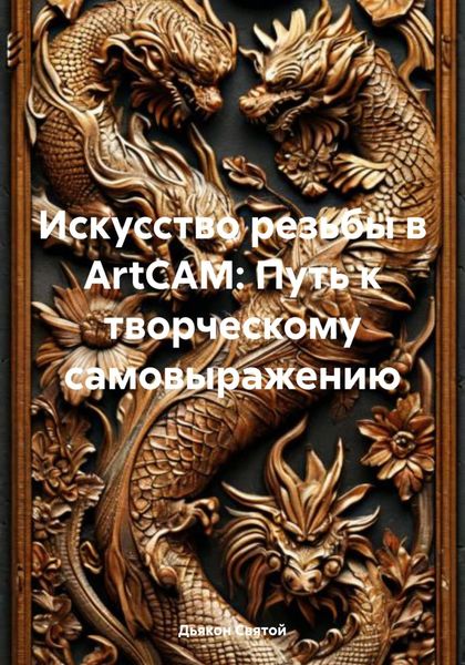 Обложка книги  «Искусство резьбы в ArtCAM: Путь к творческому самовыражению»