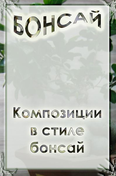 Обложка книги  «Композиции в стиле бонсай»
