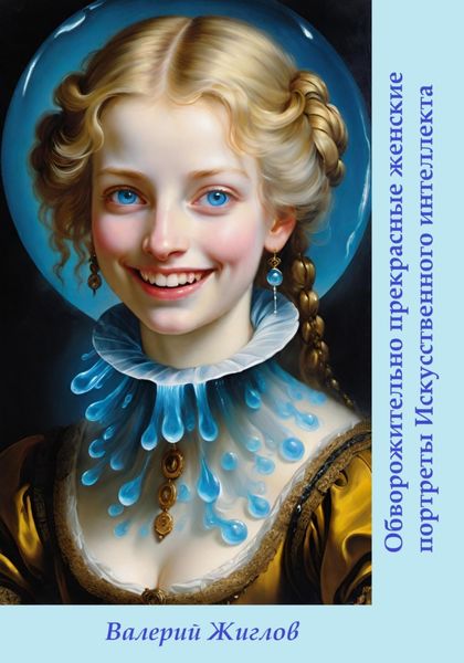 Обложка книги  «Обворожительно прекрасные женские портреты Искусственного интеллекта»