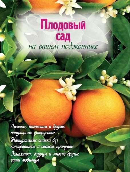Обложка книги  «Плодовый сад на вашем подоконнике»