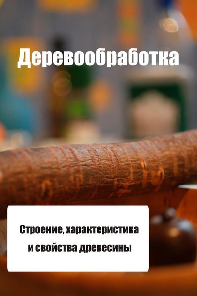 Обложка книги  «Строение, характеристика и свойства древесины»