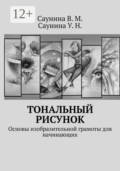 Обложка книги  «Тональный рисунок. Основы изобразительной грамоты для начинающих»