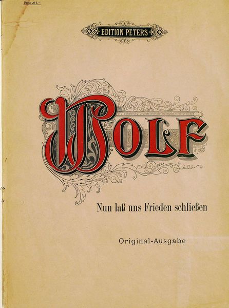 Обложка книги  «Nun laß uns Frieden schließen»