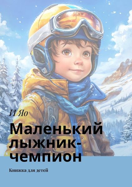 Обложка книги  «Маленький лыжник-чемпион. Книжка для детей»