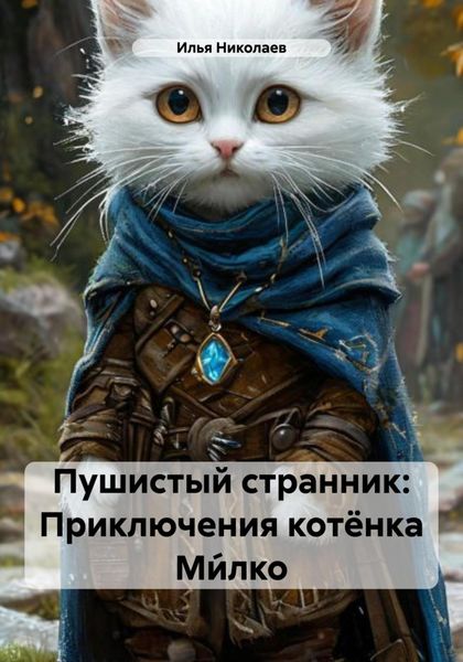 Обложка книги  «Пушистый странник: Приключения котёнка Ми́лко»