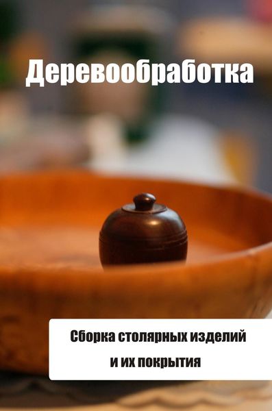 Обложка книги «Сборка столярных изделий и их покрытия»