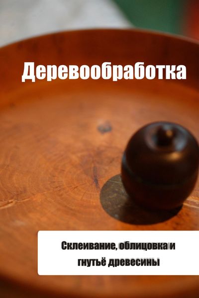 Обложка книги  «Склеивание, облицовка и гнутьё древесины»
